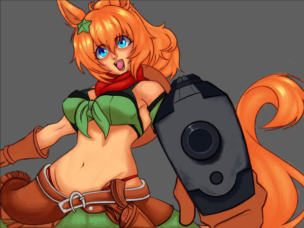 Almost fully rendered example